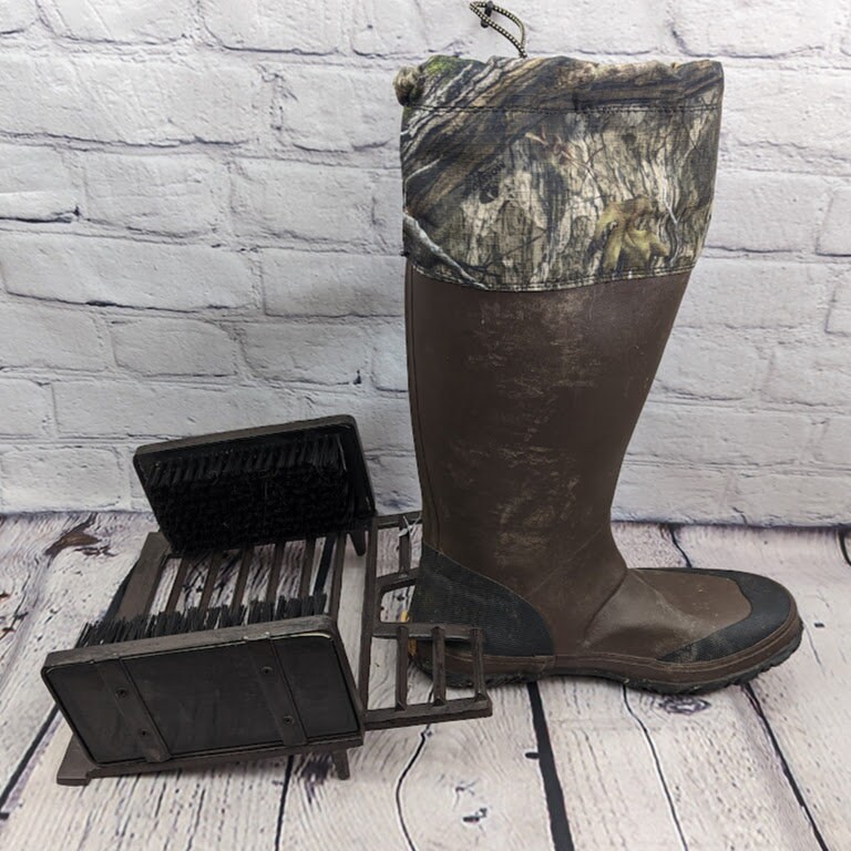 Welly Boot Jack With Cleaning Brushes Wellington Boot Cleaner Etsy UK