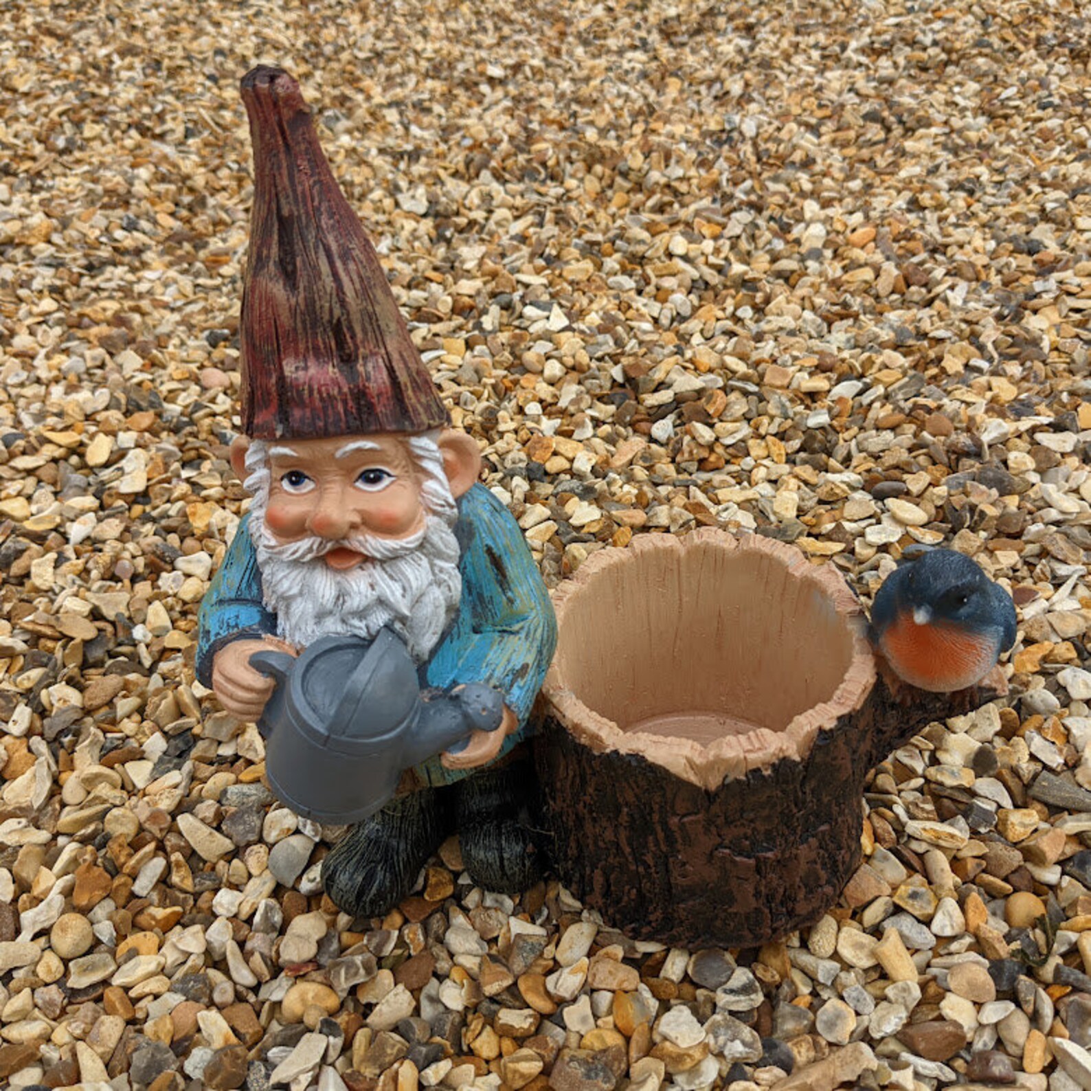 Gnome Planter avec arrosoir et ornement de jardin en résine Etsy France