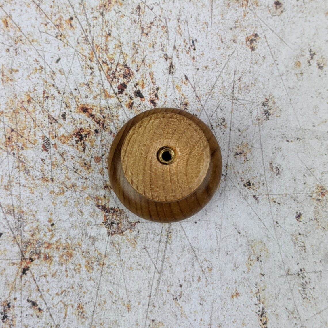 Pine Wooden Handles Set of 6Oak Finish Drawer Knob 40mm Etsy