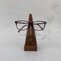 Nose Reading Glasses Holder Wooden Carved Spectacle Stand