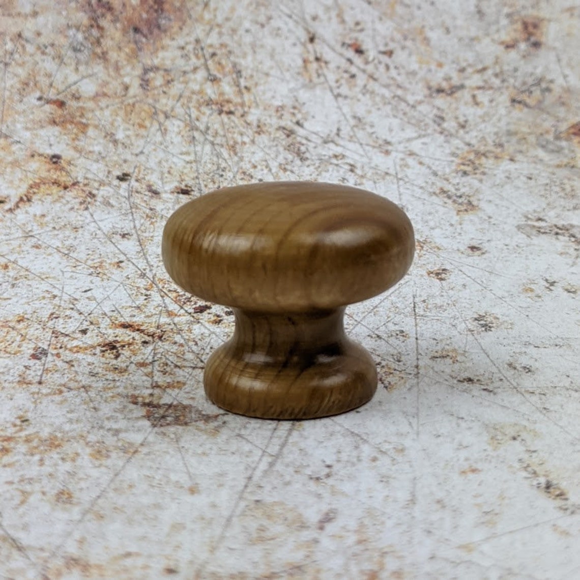 Pine Wooden Handles Set of 6oak Finish Drawer Knob 40mm Etsy