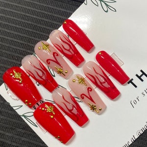 Aries Press on Nails