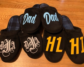 personalized slippers for him