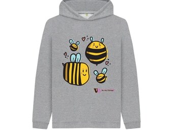 Bumblebee Unisex Kids Hoodie Made With 