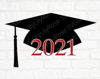 Graduate 2021 Svg File- Graduation Cut File- Graduation Clipart- Cricut- Silhouette Cut File- Svg for Graduate-  Graduation Digital Download
