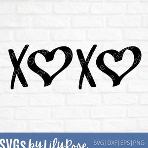 File digitale XOXO- File taglio san Valentino-Xoxo svg-Xoxo Clipart-Cricut-Silhouette-SVG per Wedding-SVG per il download digitale di San Valentino