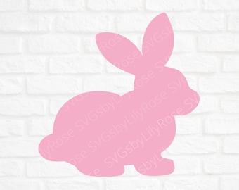 Bunny SVG File- Easter Bunny Cut File- Rabbit Digital Download- Bunny Clipart-Cricut-Silhouette- Easter SVG- Spring Svg- Rabbit Cut File
