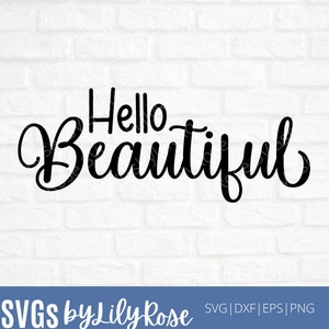 Hallo Mooie Svg File- Hallo Mooie Cut File- Vriend Clipart- Hallo Clipart- Cricut-Silhouette Cut-Hallo Mooie Svg- Vriendschap Svg