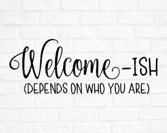 Download Welcome sign svg | Etsy