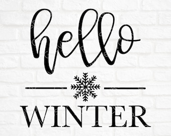 Download Hello Winter Svg Etsy
