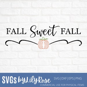 Fall Sweet Fall SVG Cut File- Fall Cut File- Fall Sweet Fall Clipart- Cricut- Silhouette Cut File- Herfst SVG- Circle met woorden