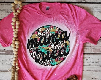 Mamá probó camiseta blanqueada