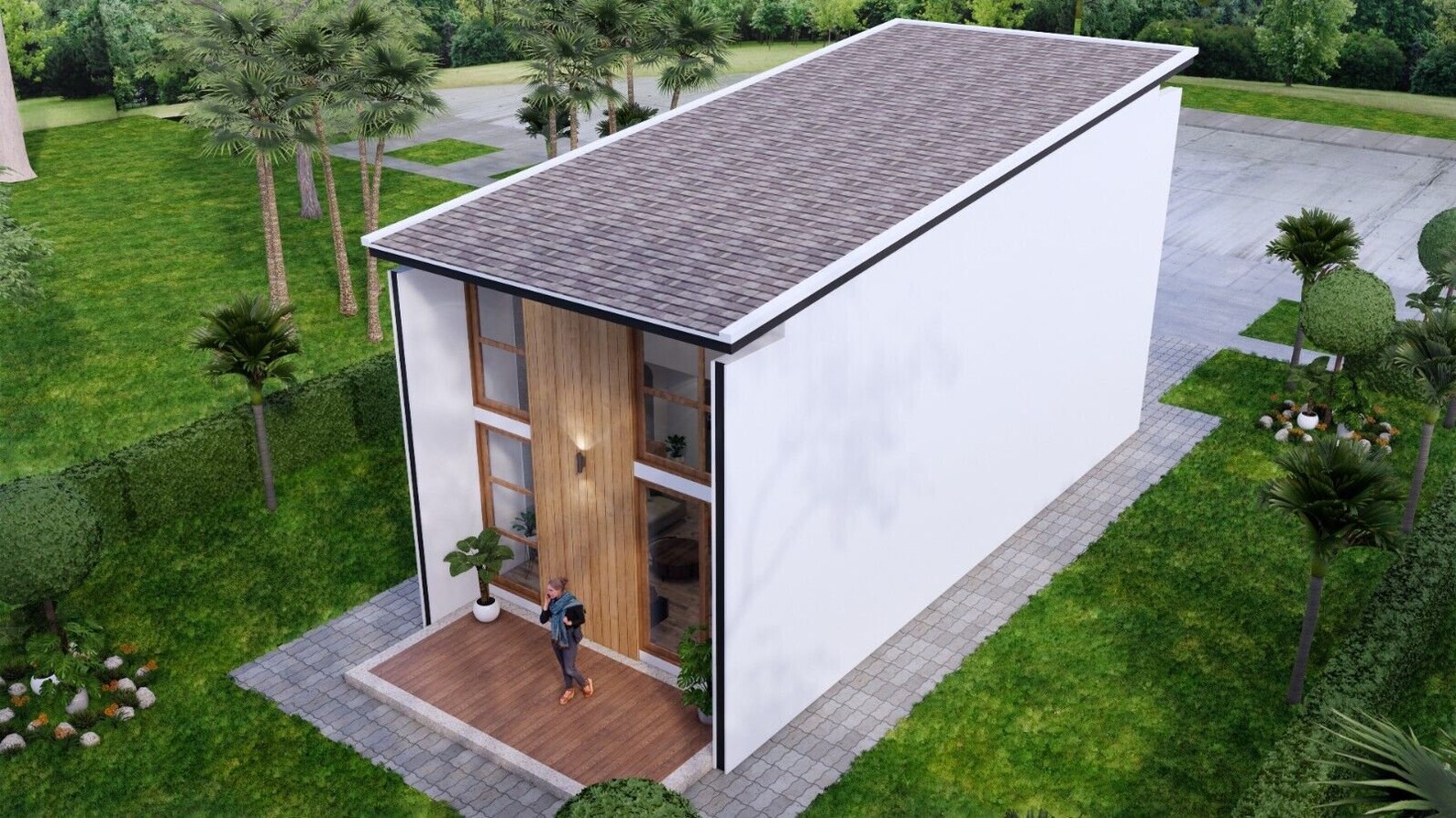 16x33-feet-house-plan-5x10-meter-2-beds-2-baths-shed-roof-plans-instant-download-etsy