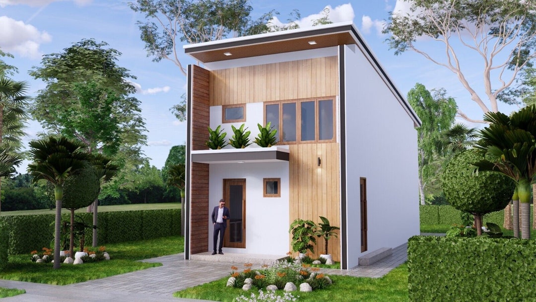 16x33 Feet House Plan 5x10 Meter 2 Beds 2 Baths Shed Roof Plans Instant Download Etsy 16x33 Feet House Plan 5x10 Meter 2 Beds 2 Baths Shed Roof Plans Instant Download Etsy