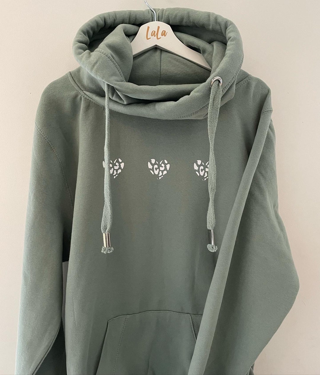 Cowl Neck Hooded Sweatshirt Ladies Hoodie Luxury Ladies Hoodie Customisable Ladies Hoodie Chunky