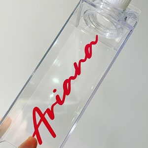 Milk Carton Style Unique Personalised water Bottle