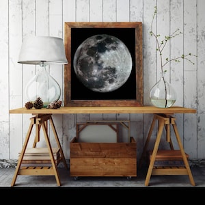 Moon Art Décor - Last Full moon of 2020
