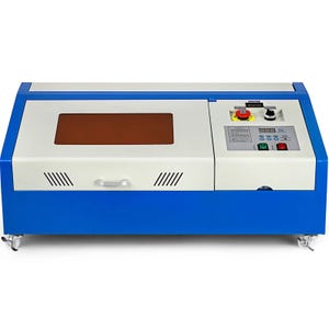 Laser Engraver 40W CO2 Laser Engraving Machine 30*20cm Cut Tools for Wood Leather Woodworking USB Support CorelDraw