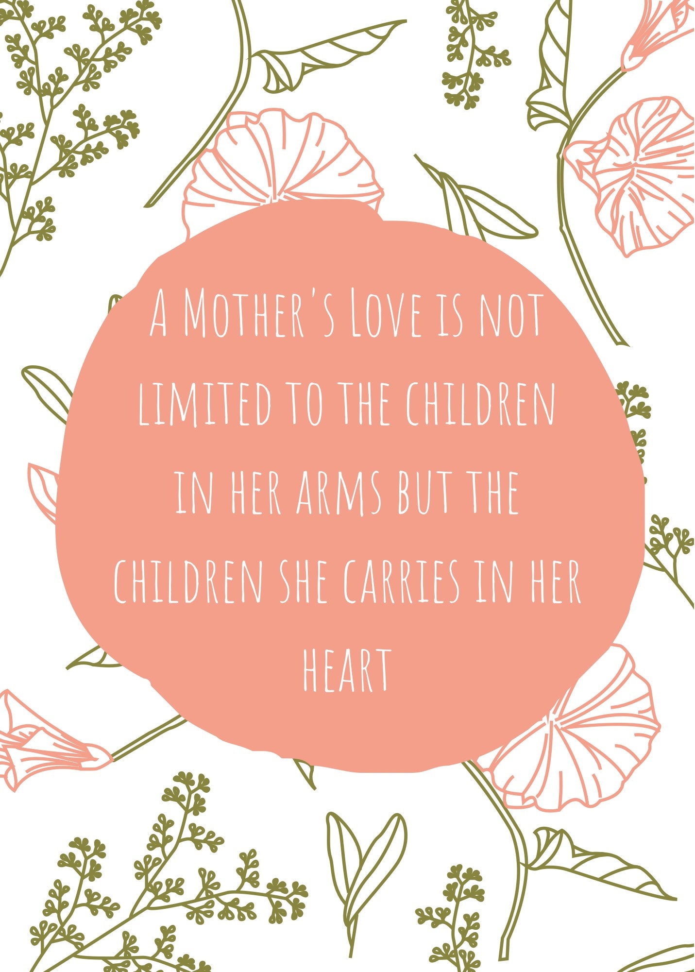 Bereaved Mothers Day card Etsy