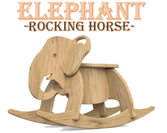 Elephant Kids Rocking Horse