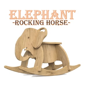 Elephant Kids Rocking Horse