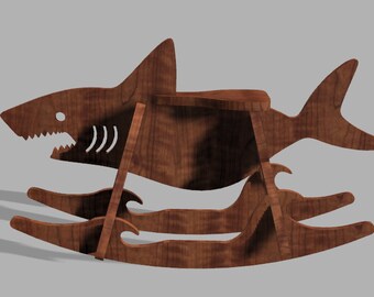 shark rocking horse