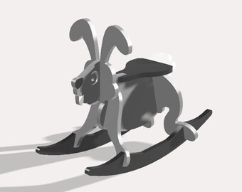 bunny rocking horse