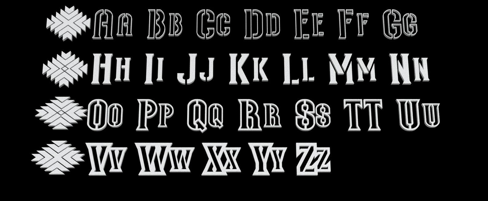 Chief Honcho Font - Stencil Font, Cricut Font, CNC Font, Laser Cut Font ...