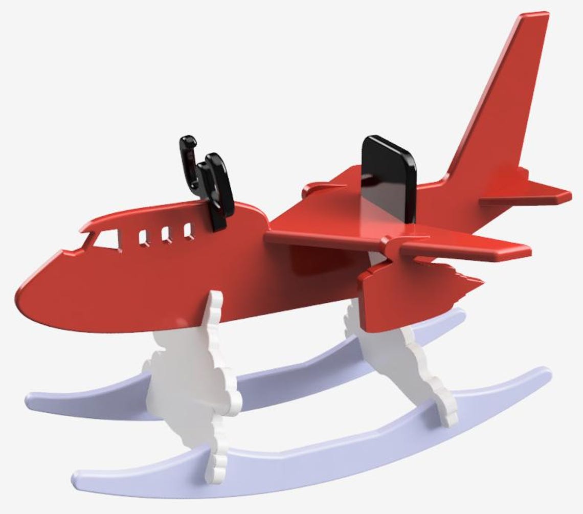 Feber Plane Rocker Airplane Kids Rocking Horse - Etsy