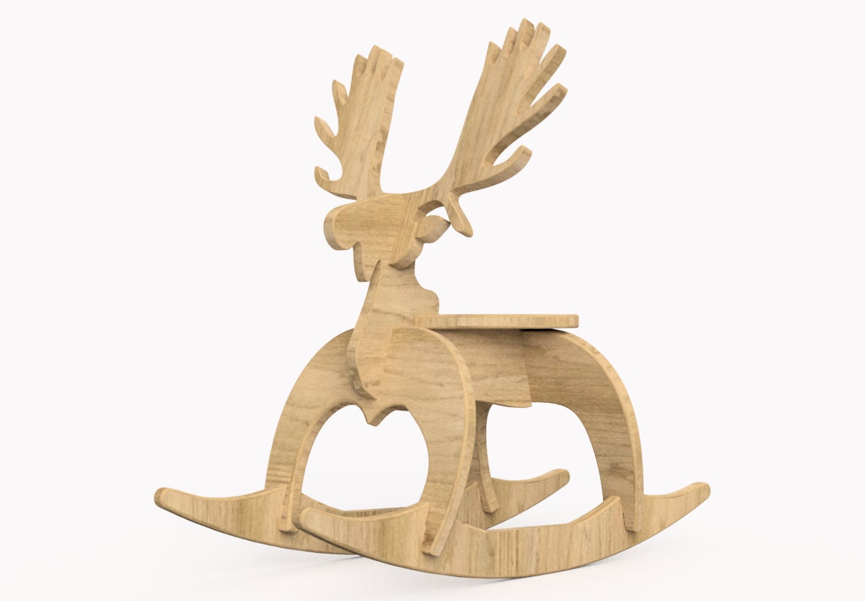 Moose Kids Rocking Horse - Etsy