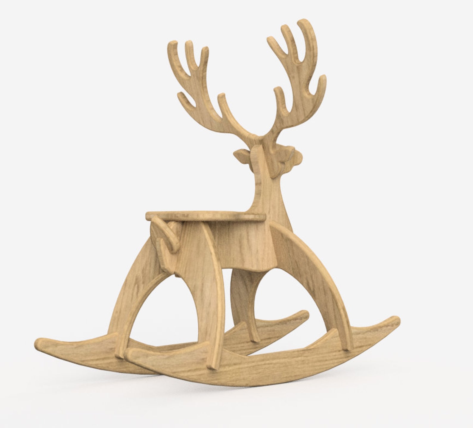 Deer Rocker Big Buck (male Deer) Kids Rocking Horse Plans - Etsy