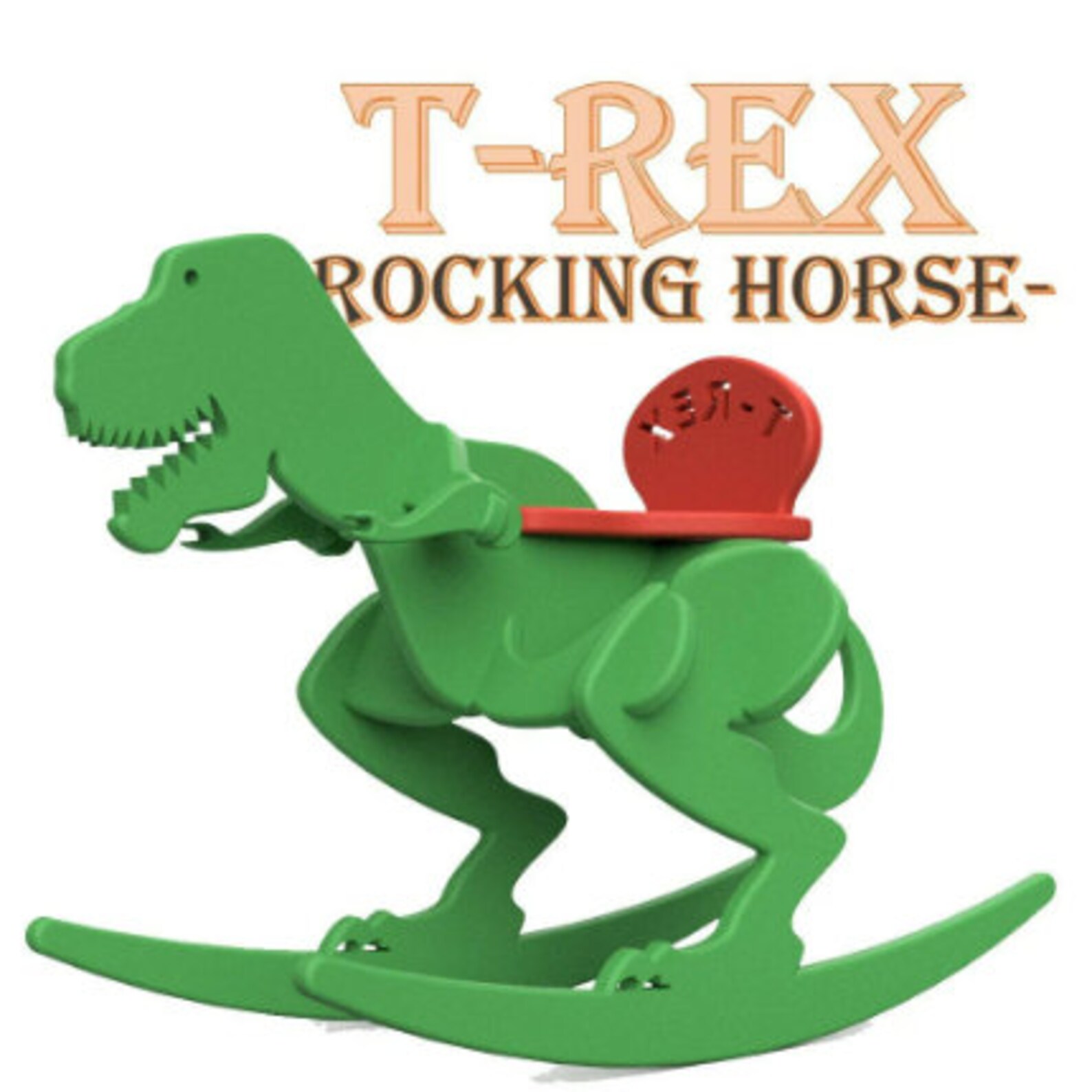 T-rex Rocking Horse DIY Plans - Etsy