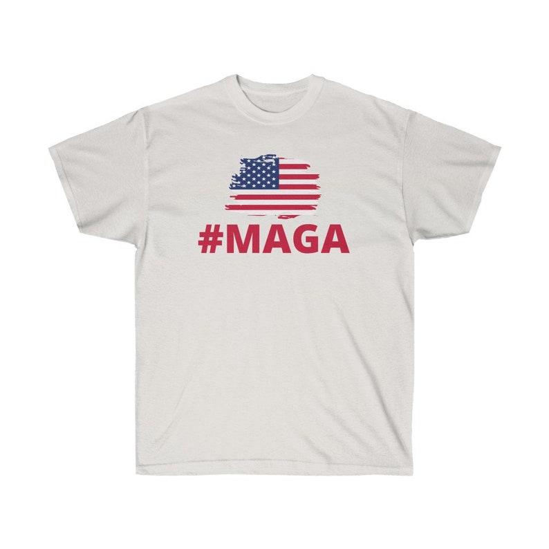 MAGA amerikanische Flagge Unisex Ultra Baumwolle T Shirt | Etsy