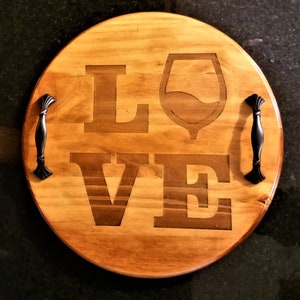 Serving Tray for wine lovers