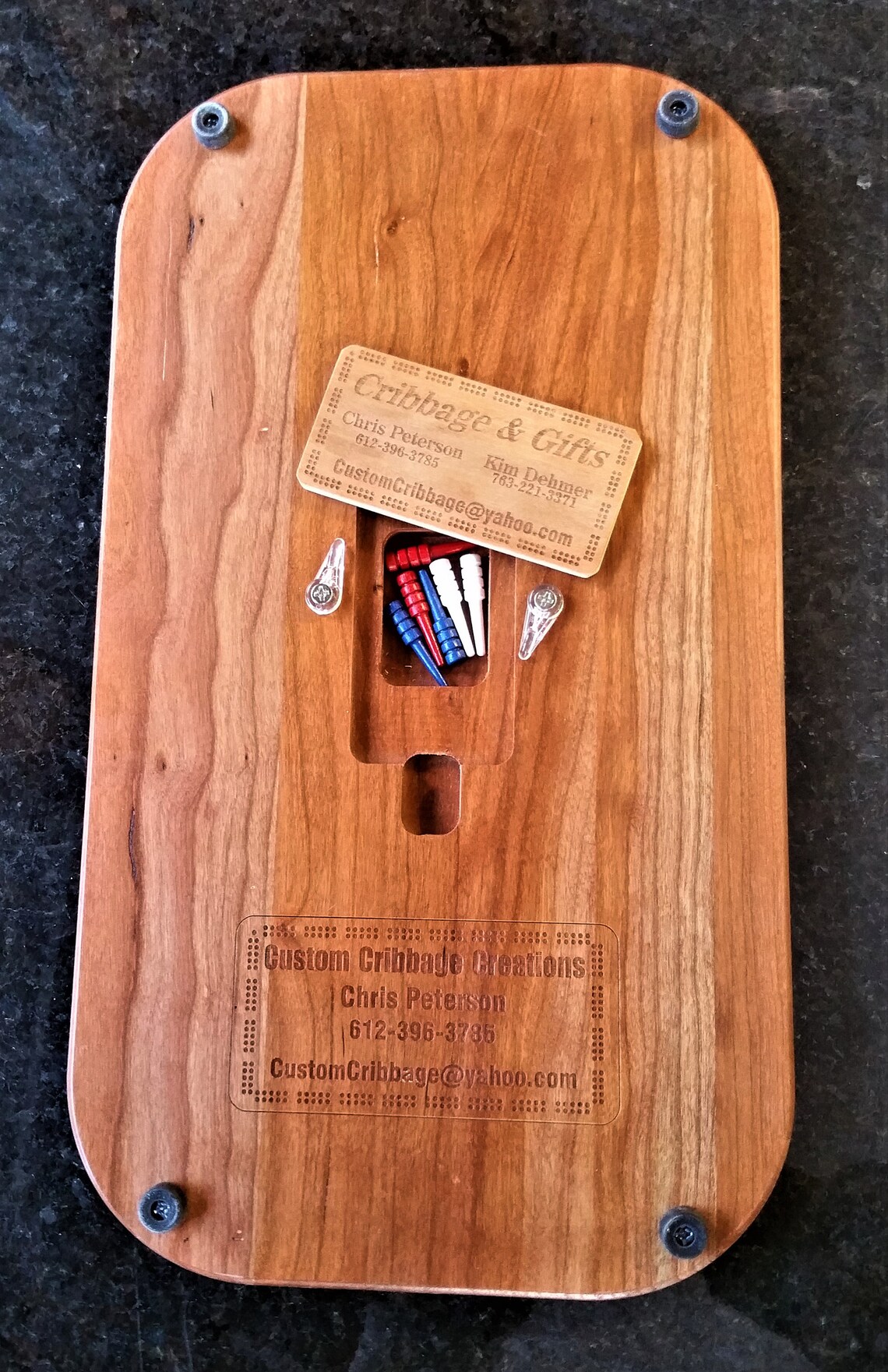 Custom Personalized Golf Cribbage Board Etsy