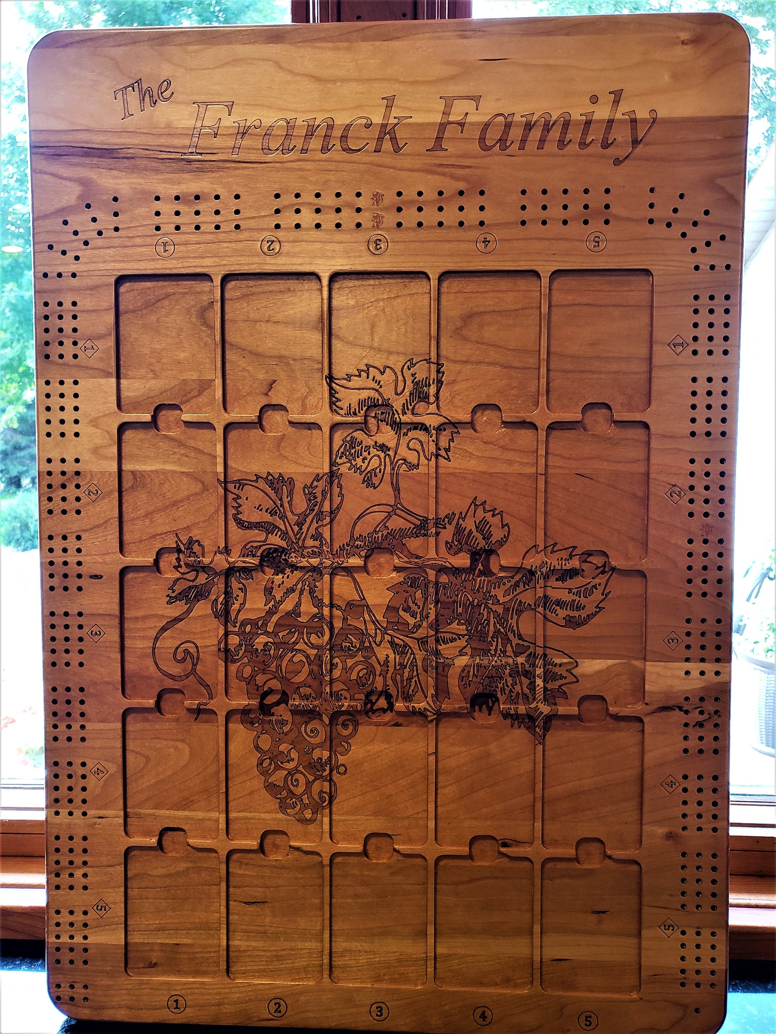 Custom Personalized Outdoor Cross Cribbage Board Etsy