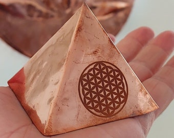 Custom Copper Pyramid Energizer | Copper Charging Pyramid | Energizing & Healing Pyramid | Cleansing Meditation Crystal Healing