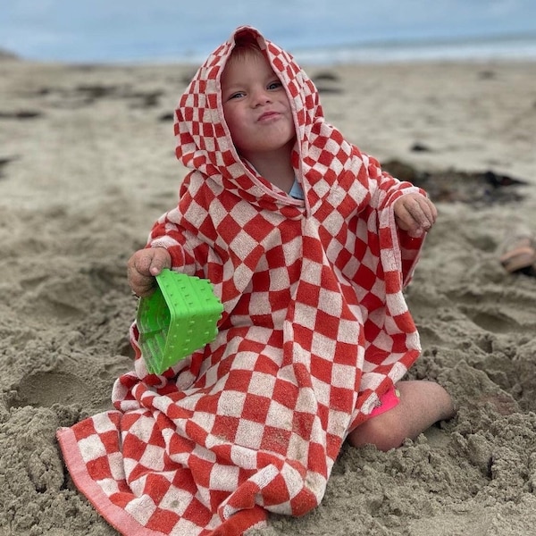 Beach Kids Hooded Poncho Towel Beach Toddler Hooded Poncho Kids Beach towel Beach hooded Towel  Custom Beach Hooded Towel Kids