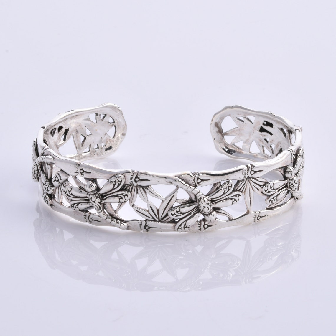 Bali Jewelry Handcrafted 925 Sterling Silver Larimar Bangle Etsy