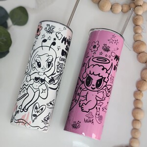 Mañana sera bonito Tumbler/ Glow in the cup/ Bichota Season/ Gifts for her