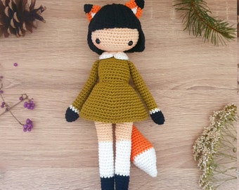 Sophie the Fox - critter stitch crochet pattern / amigurumi