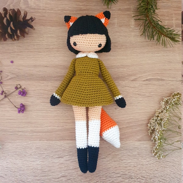 Sophie the Fox - critter stitch crochet pattern / amigurumi