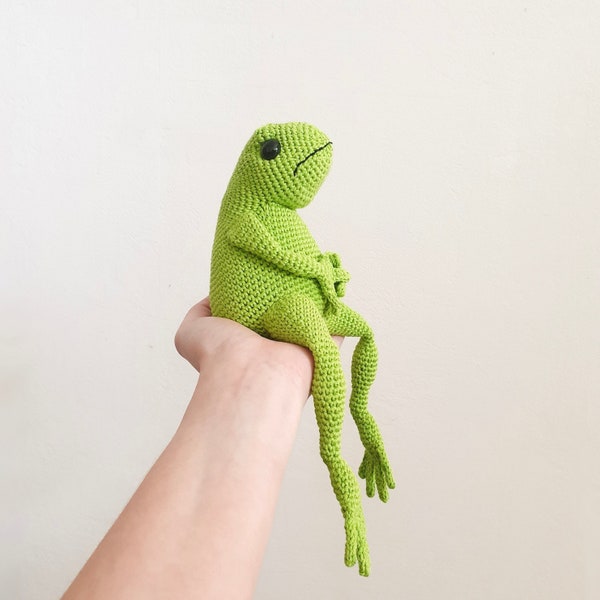Arthur the Frog - critter stitch crochet pattern / amigurumi