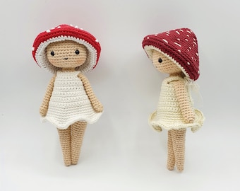 Mushroom Sprite - critter stitch crochet pattern / amigurumi