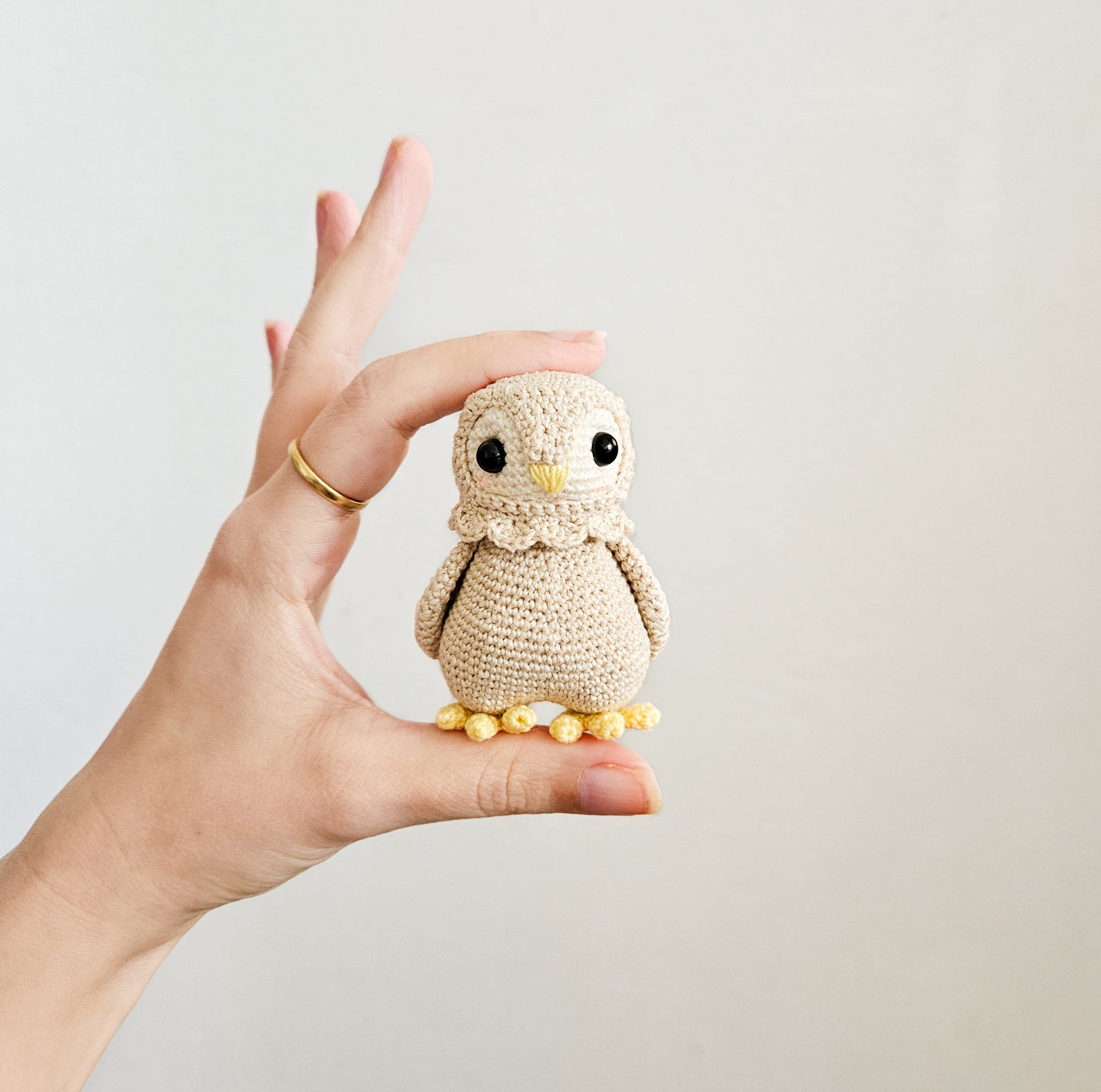 pengin Baby Owl - Critter Stitch Crochet Bird Pattern / Amigurumi - Etsy