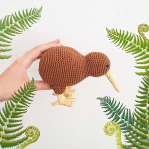 Amariki the Kiwi - critter stitch crochet pattern / amigurumi