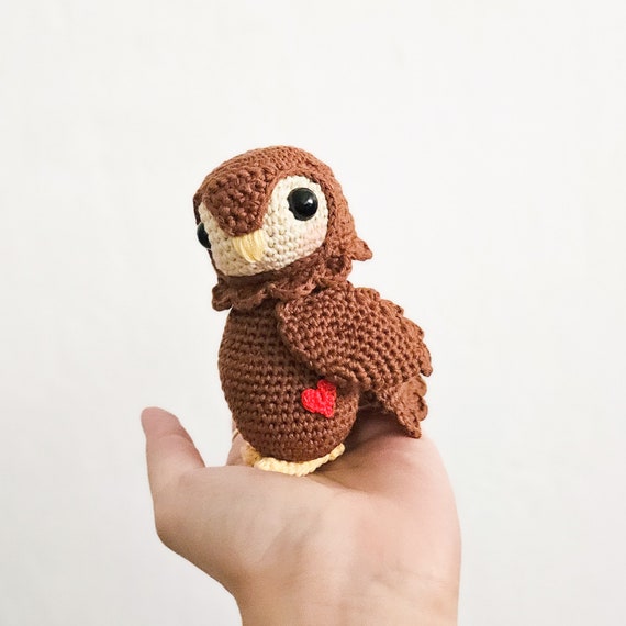 Baby Owl - Critter Stitch Crochet Bird Pattern / Amigurumi - Etsy