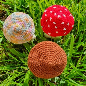 Quinn the little mushroom critter stitch crochet pattern / amigurumi image 5