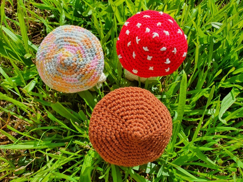 Quinn the little mushroom critter stitch crochet pattern / amigurumi image 5