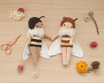 Bee Sprite - critter stitch crochet pattern / amigurumi